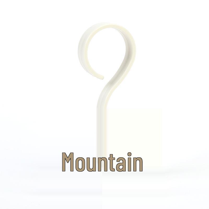 Plastic Rotating Multi-Function Scarf Storage Rack with Four-Claw Design