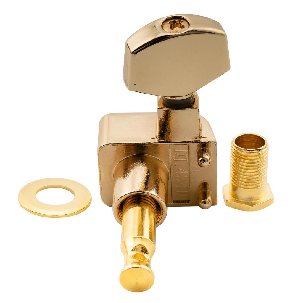 Musiclily Pro Guitar Tuners for Fender Electric Gold 6-in-line 2-pin Stratocaster/Telecaster Guitars,