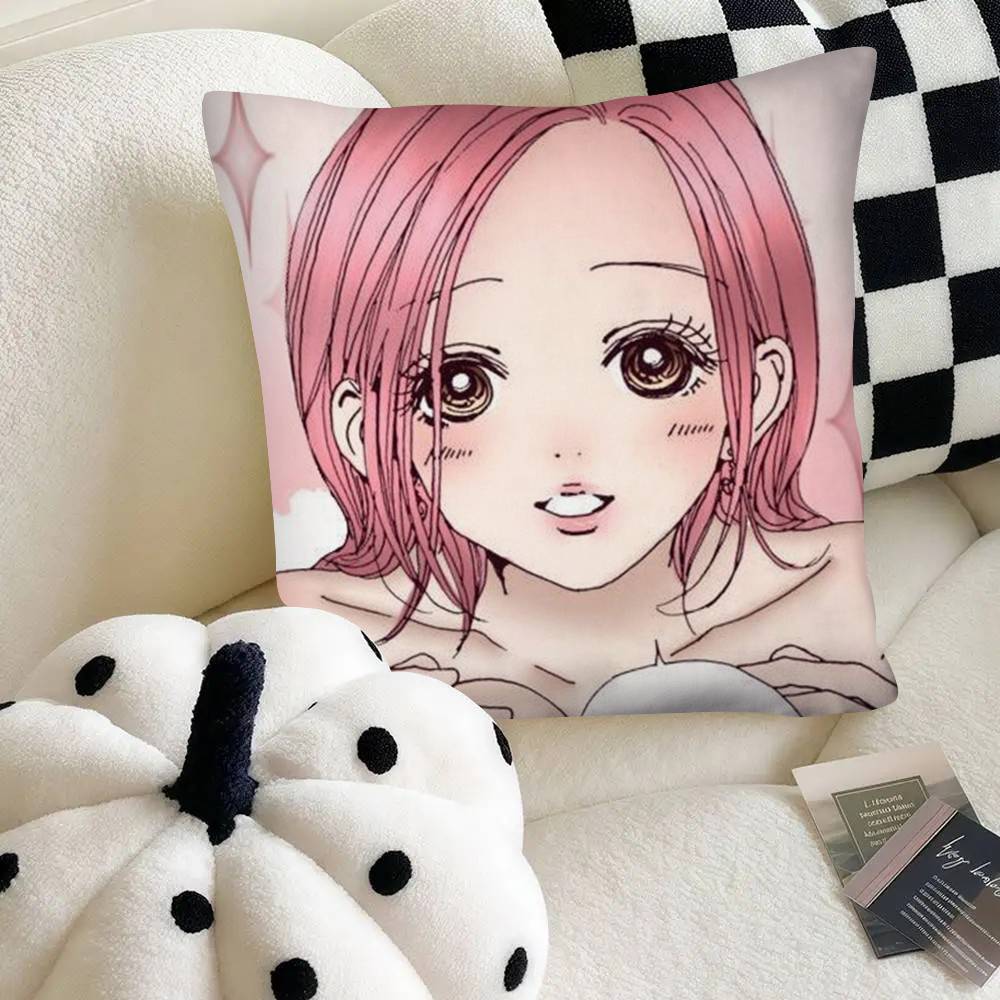 Komatsu Nana Japanese Anime NANA Pillow Case Square Pillow Bedroom Sofa Leisure Comfort Cushion Car Home Decoration