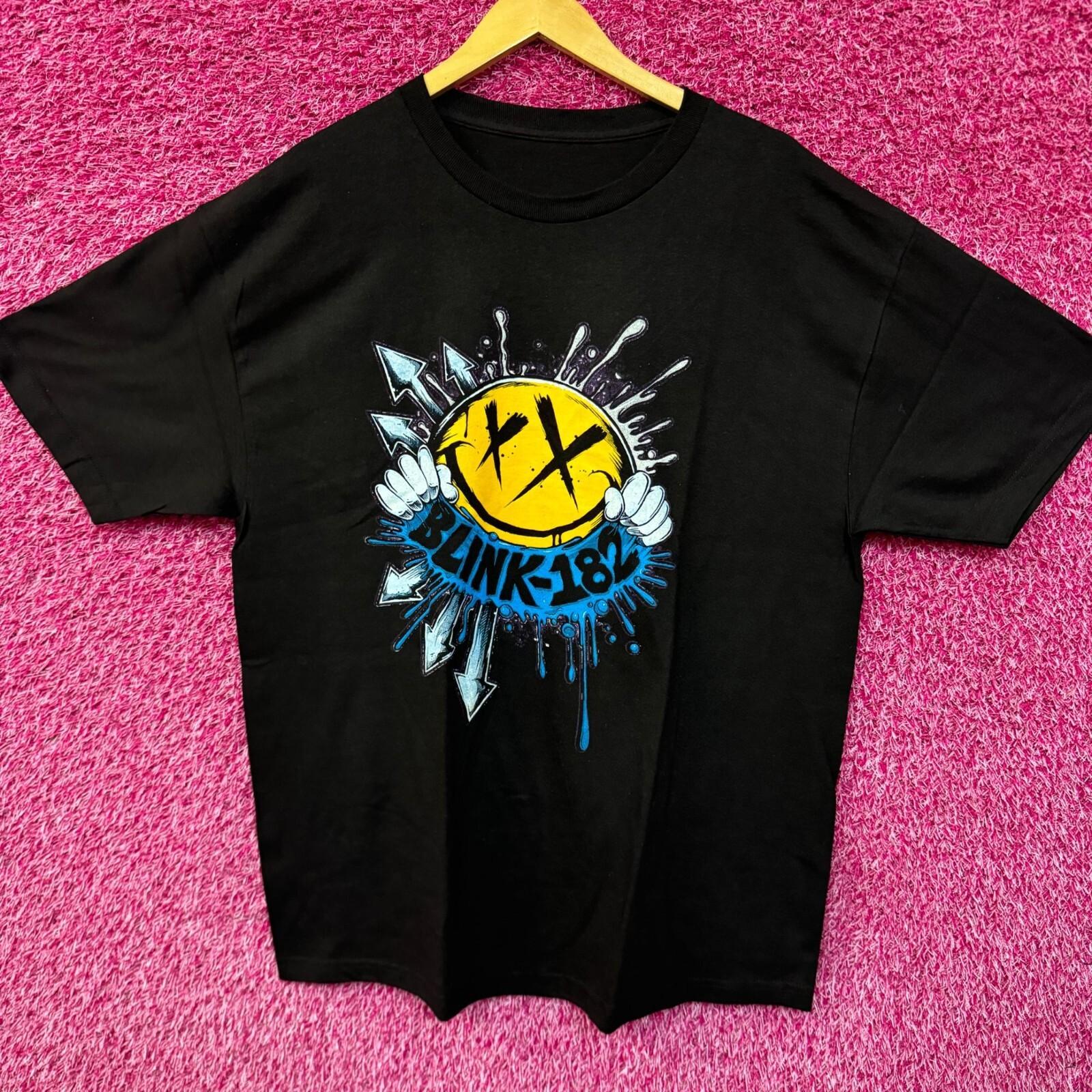 Blink 182 Smiley Face Splash Rock T-shirt size XL XXXXL