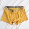 4 Stück Herren Unterwäsche Herren Boxershorts Mittelhoch geschnitten Bequem Atmungsaktiv Shorts Trendy Viereckige Unterwäsche Boxer Brief