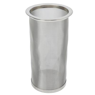 Filtru de cafea Cold Brew din oțel inoxidabil, reutilizabil, cu gură largă, filtru cilindric cu ochiuri albe