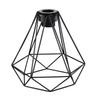 Geometric Black Pendant Light Shade Metal Edging Chandelier Home Art Chandelier Pendant Light for Living Room