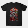 Men Black Print T-shirt Spawn Knight Returns! No-Cut Transfer Paper Print Cotton Tshirt