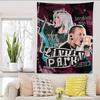 Rock Band LLinkin Cool PPark Hanging Bohemian Tapestry Hanging Tarot Hippie Wall Rugs Dorm Japanese Tapestry