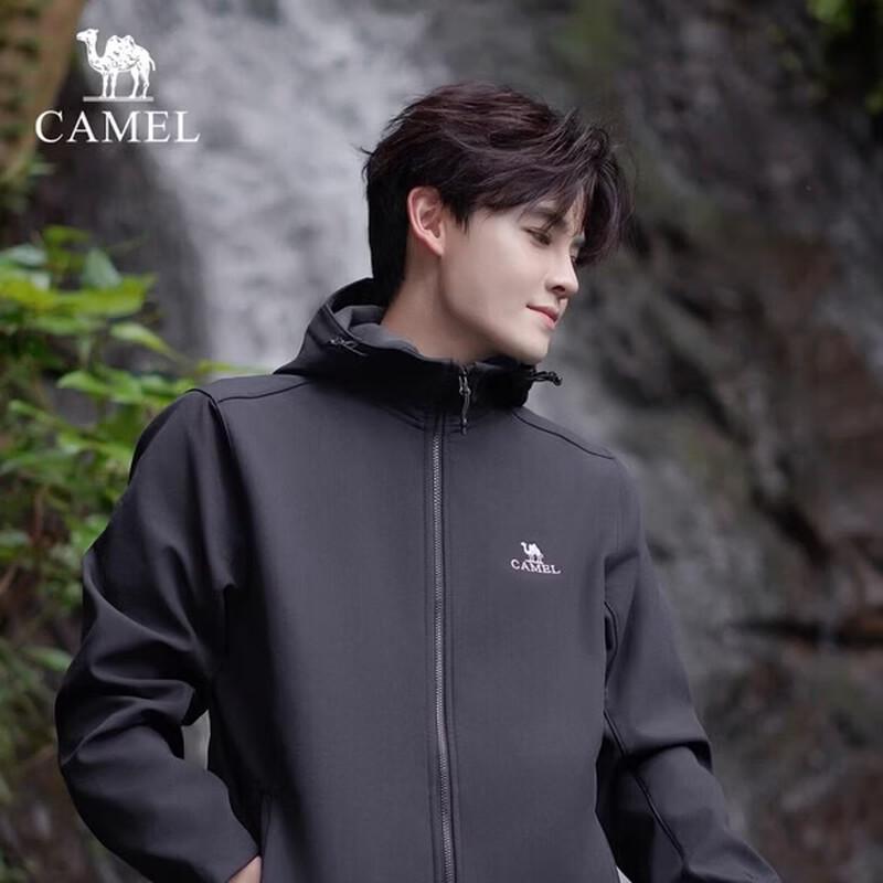 Camel Men's Waterproof Windproof Softshell Jacket