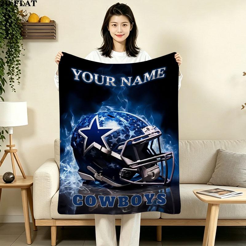 Custom Dallas Cowboys Blanket, High quality Comfortable for All Seasons, Home Decor, Warmth and Comfort