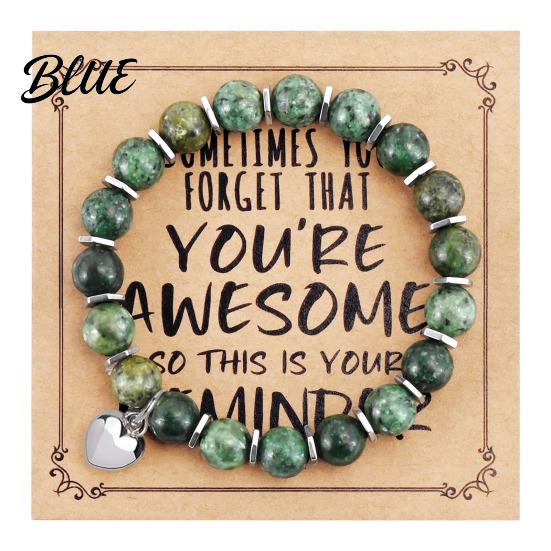 Comfortable Bracelet Women Elastic Rope Natural Stone Beads
