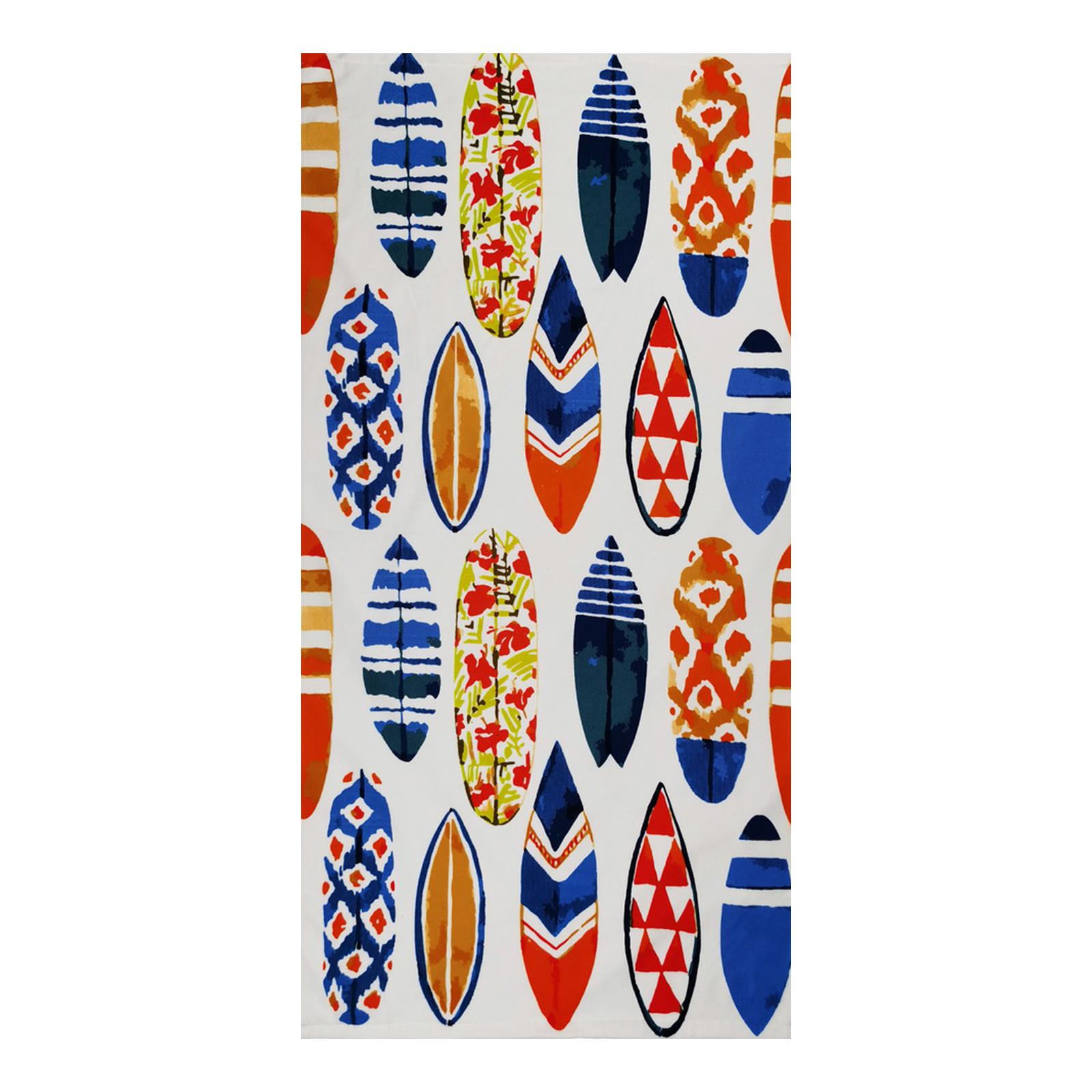 (Курица Кунг Пао)Пляжное полотенце из микрофибры Негабаритное супер впитывающее банное — фото 11