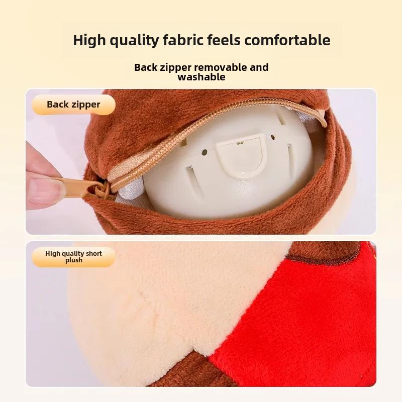 New Interactive Dog Toys Puzzle Electric Plush Jumping Ball USB Rechargeable Clown Cartoon Dog Training Toy Piggy Pet Product