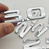 1Pcs 2.0T 2.2T 2.4T 2.5T 2.8T 3.0T Premium Metal Car Sticker Side Fender Rear Trunk Emblem Badge Decals For Any Vehicle