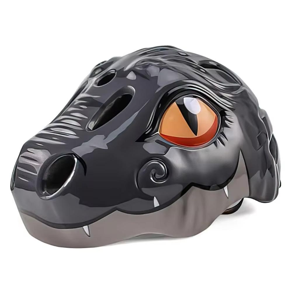 Cartoon Dinosaur Children's Helmet 3D Skating Helmets Half Helmet Dinosaur Helmets  Bicycle