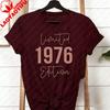 50th Birthday T Shirt 50 Years Tshirt Funny Joke Tshirt Birthday Fans Gift Unisex Tee Top Limited Edition Tshirt 1976 Cotton Shirt