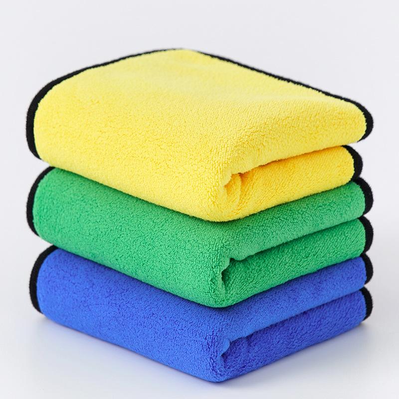 2pcs Microfiber Cars Wash Towels Extra Soft Cleaning Rag For Car Washing Tools Auto Detailing Absorbent Wash Duster Towel