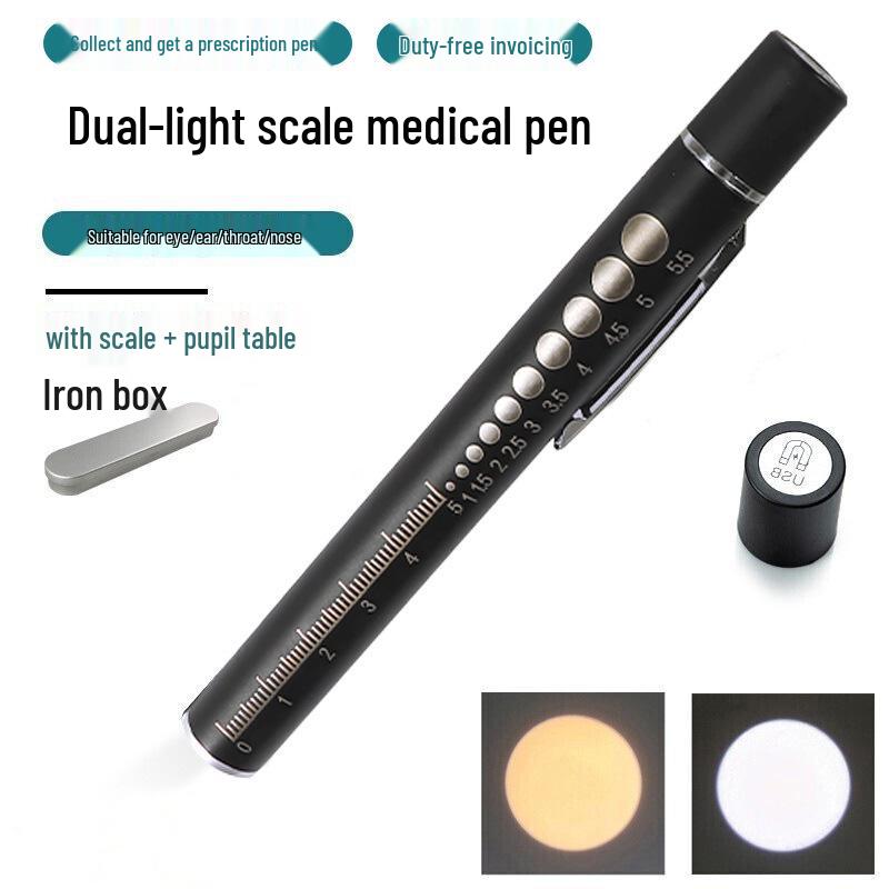 Nurse Pupil Penlight: Dual Light Flashlight for Doctors, Children, ENT & Oral Exams