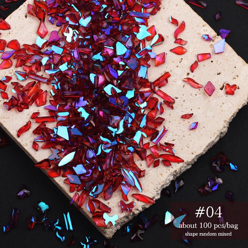 50 ks mini kosočtvercové kamínky na nehty s plochým dnem, AB barva, zdobení nehtů, křišťálové drahokamy, oslnivá manikúra, 3D dekorace na nehty