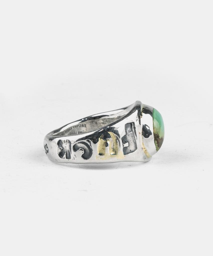 Sheen666 F-Word Turquoise Gold Custom Ring (Type A)