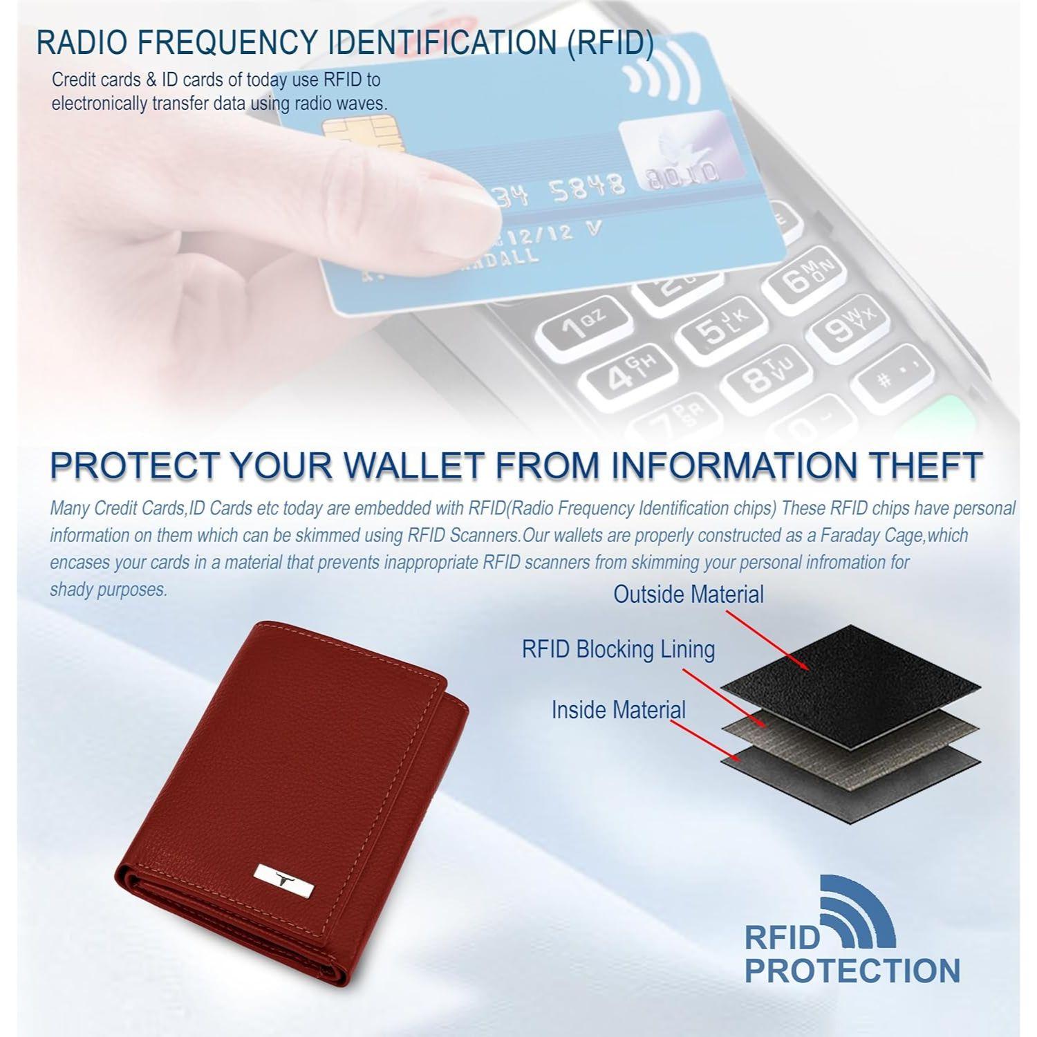 Мужской кожаный кошелек Travis Red — фото 5