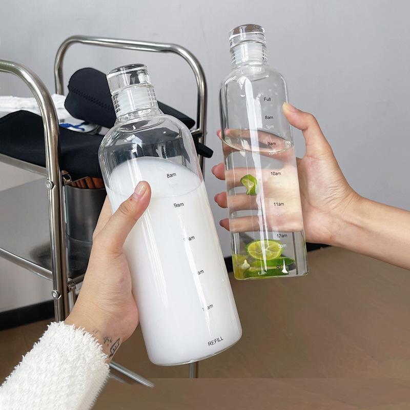 750ml Portable Hydration Bottles for Water Juice Coffee Durable Material for Outdoor Activities