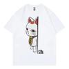 Japan Anime Dandadan Turbo Oma Katze Grafik T-Shirt Mode Cartoon T-Shirt Frauen Vintage Freizeit T-Shirts