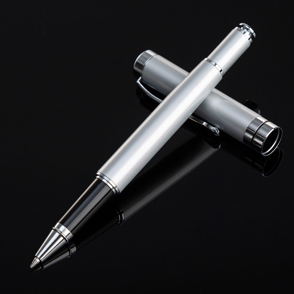 Writing Supplies Business Black Ink Roller Ballpoint Pen Roller Ball Pen Metal Pen Signature Pen