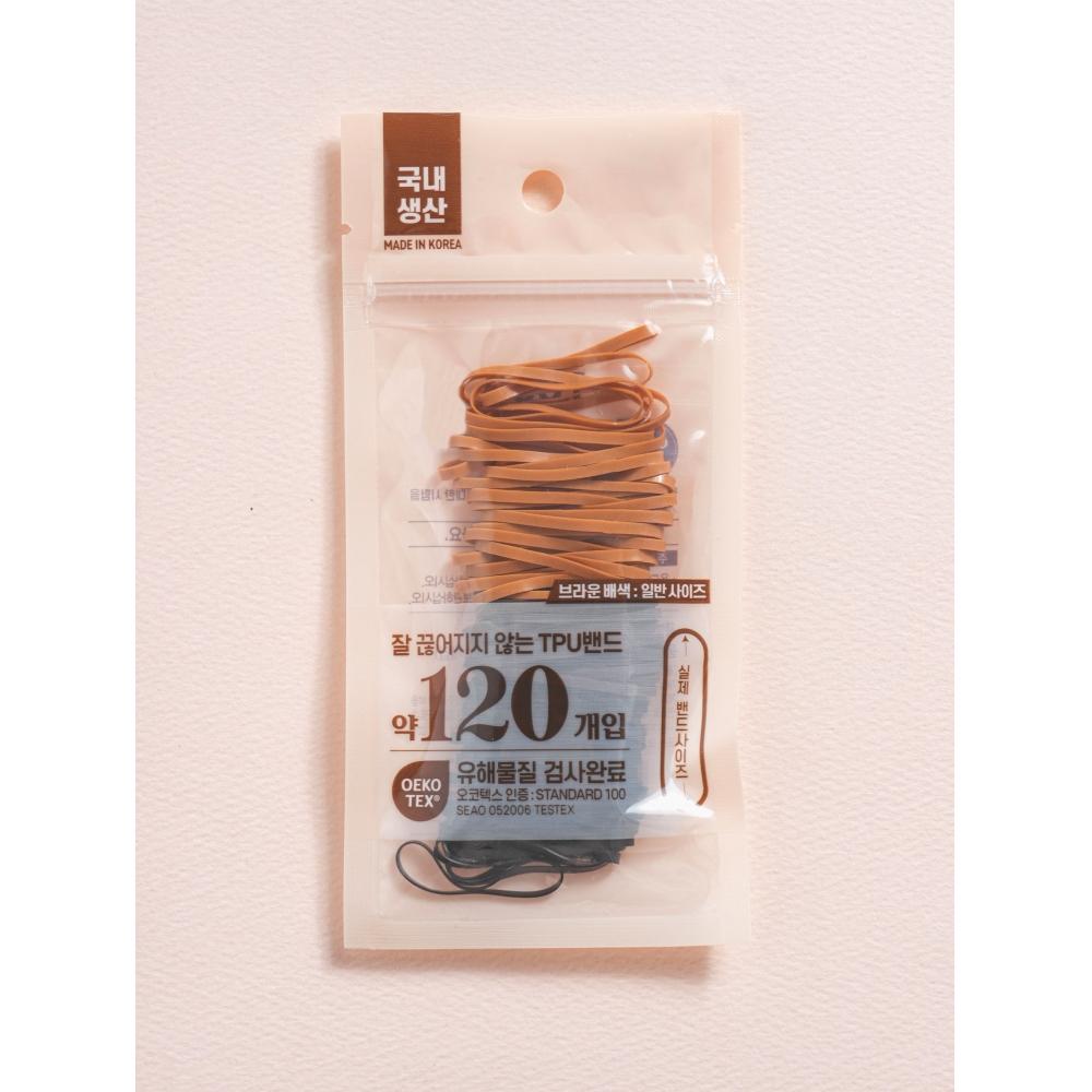 Daiso Faixas de TPU 120 Unidades Marrom