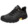 Fashion Non-slip Genuine Leather Mens Hiking Shoes Outdoor Off-road Shoes Thick-soled Wear-resistant Sneakers Retro Man Treking Footwear