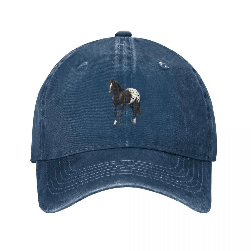 Beautiful Black Blanket Appaloosa Horse Lover Gift Premium Baseball Cap Hat Unisex For The Sun F Golf Hat Golf Unisex Womens