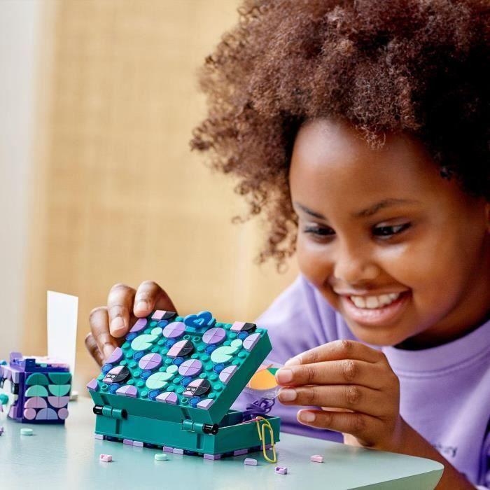 LEGO® DOTS 41925 Tajemné krabičky, Šperkovnice, Kutilství a kreativní zábava pro děti, Dekorace do pokoje