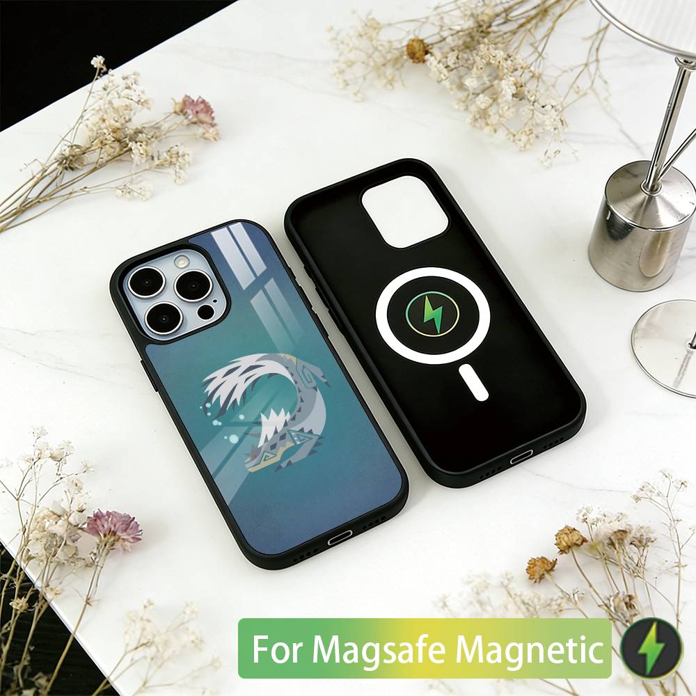 

Game M-Monster-Hunter Phone Case For iPhone17,16,15,14,13,12,11 Plus,Pro Magnetic For Magsafe Wireless Charging iPhone15Plus