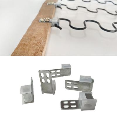 12Pcs Sofa Spring Fixing Clips Fastener Stainless Steel Car Seat Spring Buckle for Furniture Repair and Reinforcement