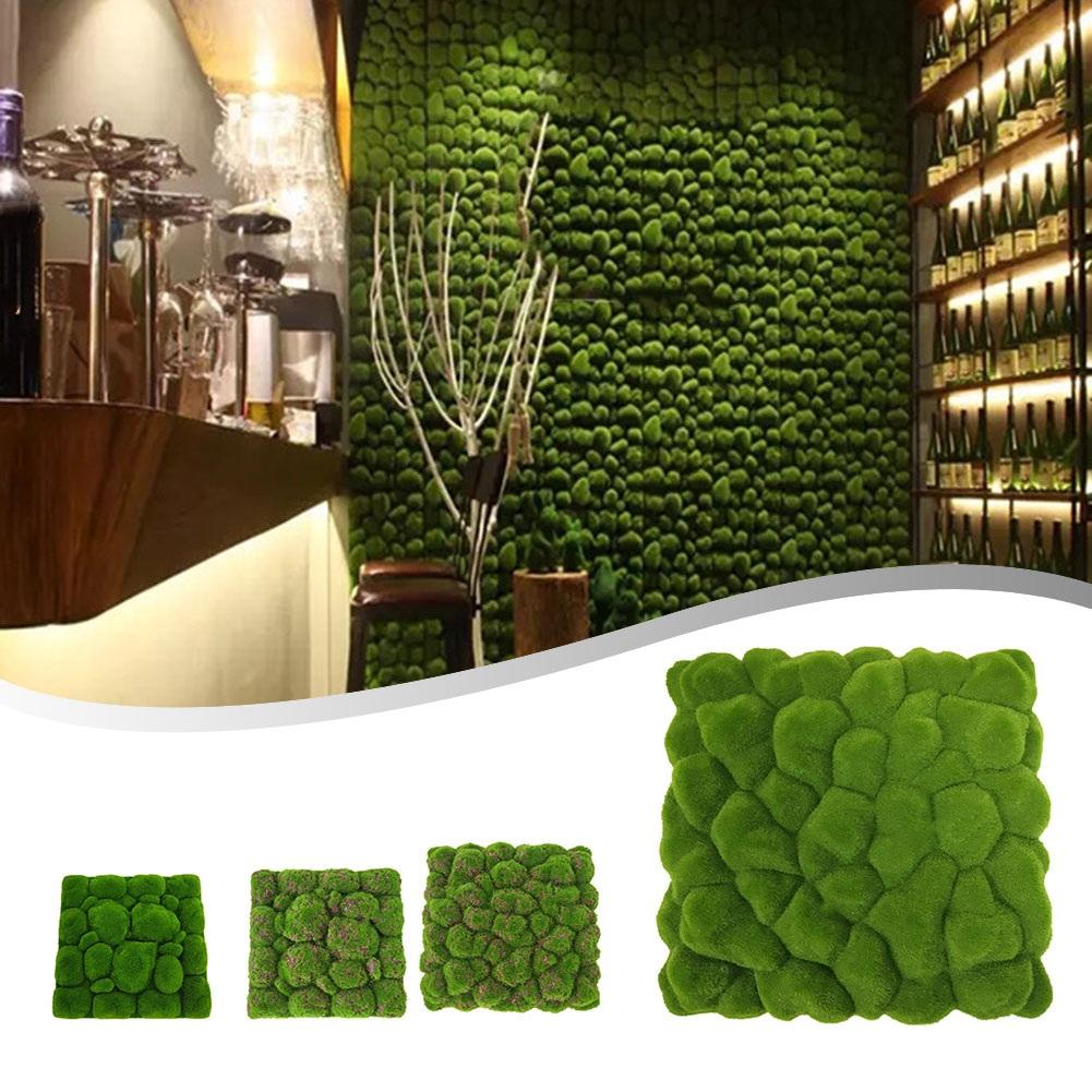 Add a Touch of Nature To Any Room with This Faux Moss Stone Background