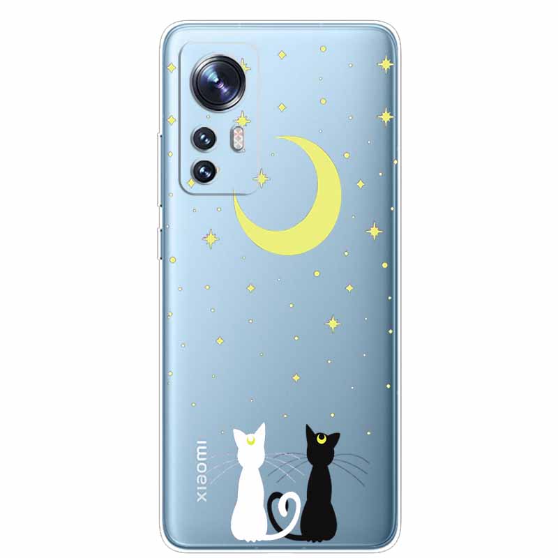 For Xiaomi 12T Case Clear Bumper Soft TPU Phone Cases for Xiaomi 12T Pro 5G Silicone Cover 6.67'' 12 T Transparent Slim Fundas