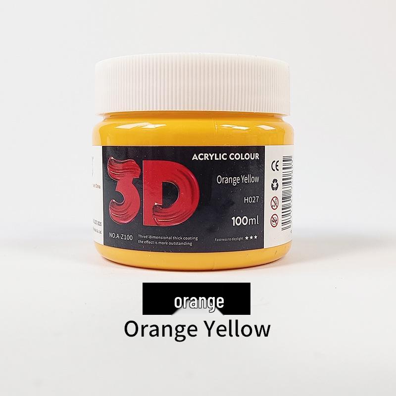 100ml Acrylic Paint for Children's Doodles and Plaster Dolls