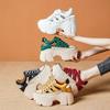 Papas neue Strand-Freizeit-Schwammschuhe Dicksohlige, höhenverstärkende, ausgehöhlte Sandalen