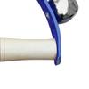 Wrist Shaking Bell 5 Bells Wooden Handle Handheld Sleigh Bell for Kindergarten Education Blue