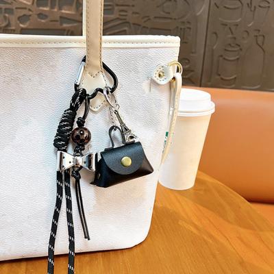 Schlüsselanhänger Mini-Knödeltasche Münzbörse Sicherheitsverschluss Abnehmbarer Handgelenkriemen Wasserdicht Kunstleder Kleines Münzportemonnaie Schlüsselanhänger