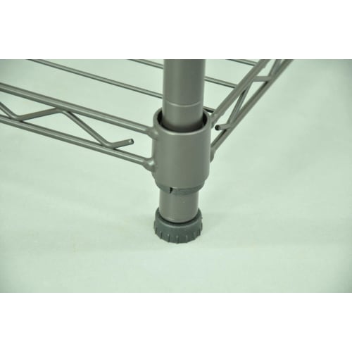 AITECH NS-7535BR Brown Metal Rack, 75x35x61.8cm, 19mm Diameter Steel Rack Set