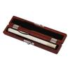 Flute Head Joint Protective Case Wood Flute Headjoint Organizer Wood Texture Suitable for Musicians and Travel Use