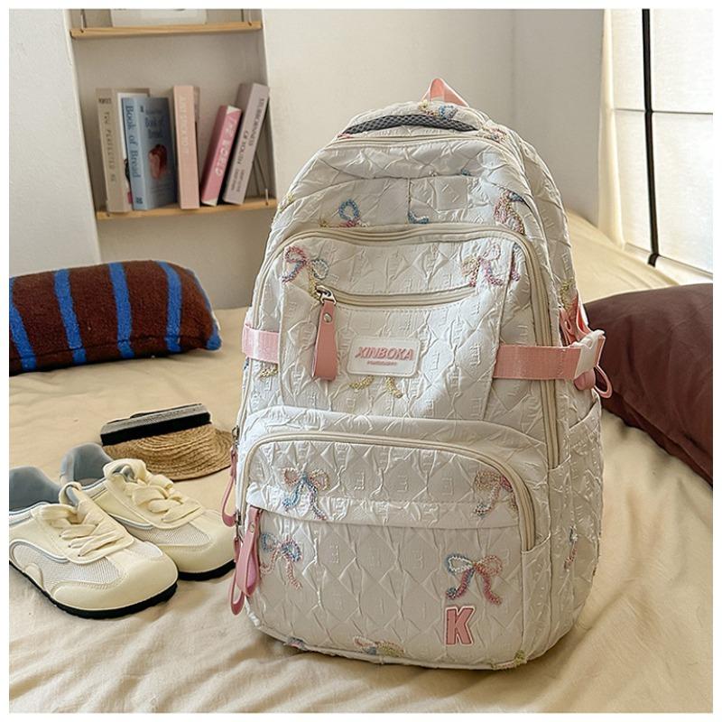 School Bag New High-value College Style Fresh and Sweet Candy-colored Backpack Junior High School Students Lightweight Backpack