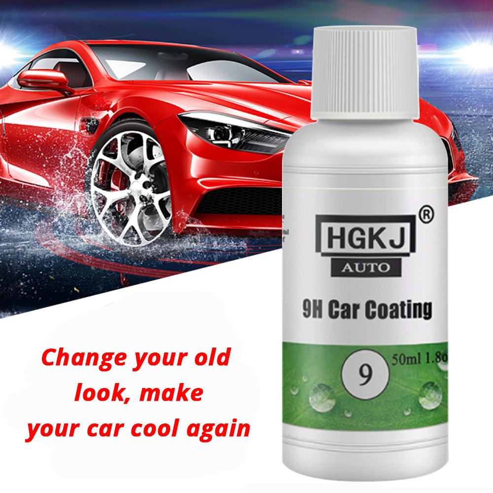 HVIERO-9 20ML-100ML Paint Cleaner Polishe Ceramic Car Coating Sealant Anti Scratch Remover Auto Exterior Care Hydrophobic Wet Wax