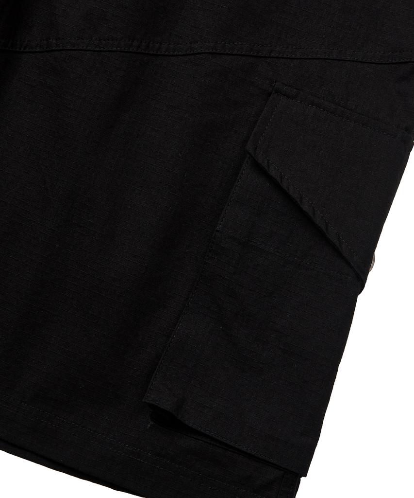 Masateu Rivet Cargo Bermuda Pants _ Black