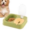 Cat Dishes For Food And Water 2 In 1 Raised Pet Feeding Bowl Double Dishes Bunny Food Water Dispenser Set Automatic Waterer
