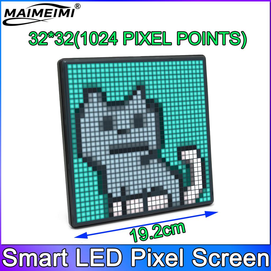 AD LED Panel DIY Smart LED Display Screens RGB LED Module Sign Matrix Pixel Creative Signboard Advertising Light Desktop Wall