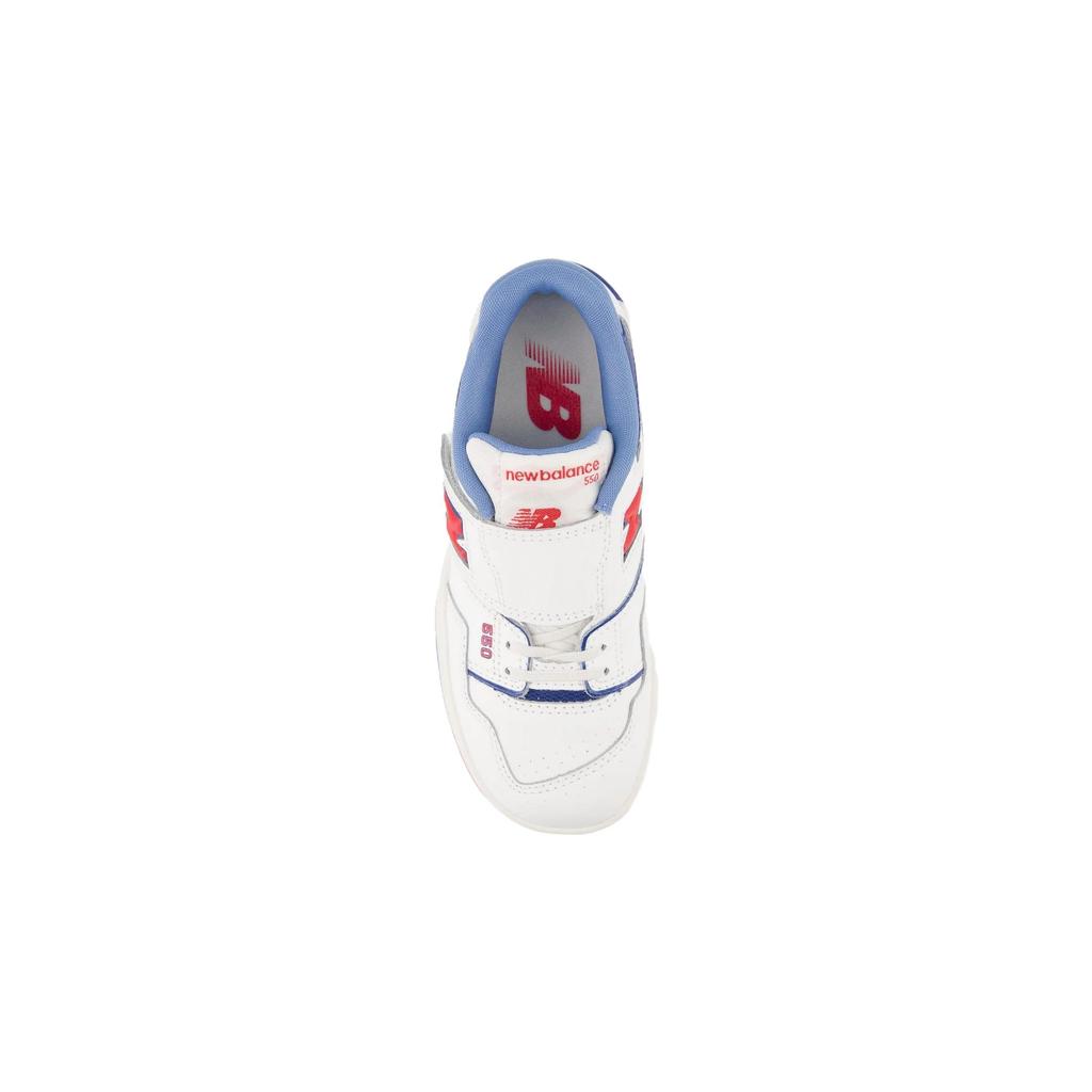 New Balance 550 Little Kid White True Red Kids Sneakers PHB550CH