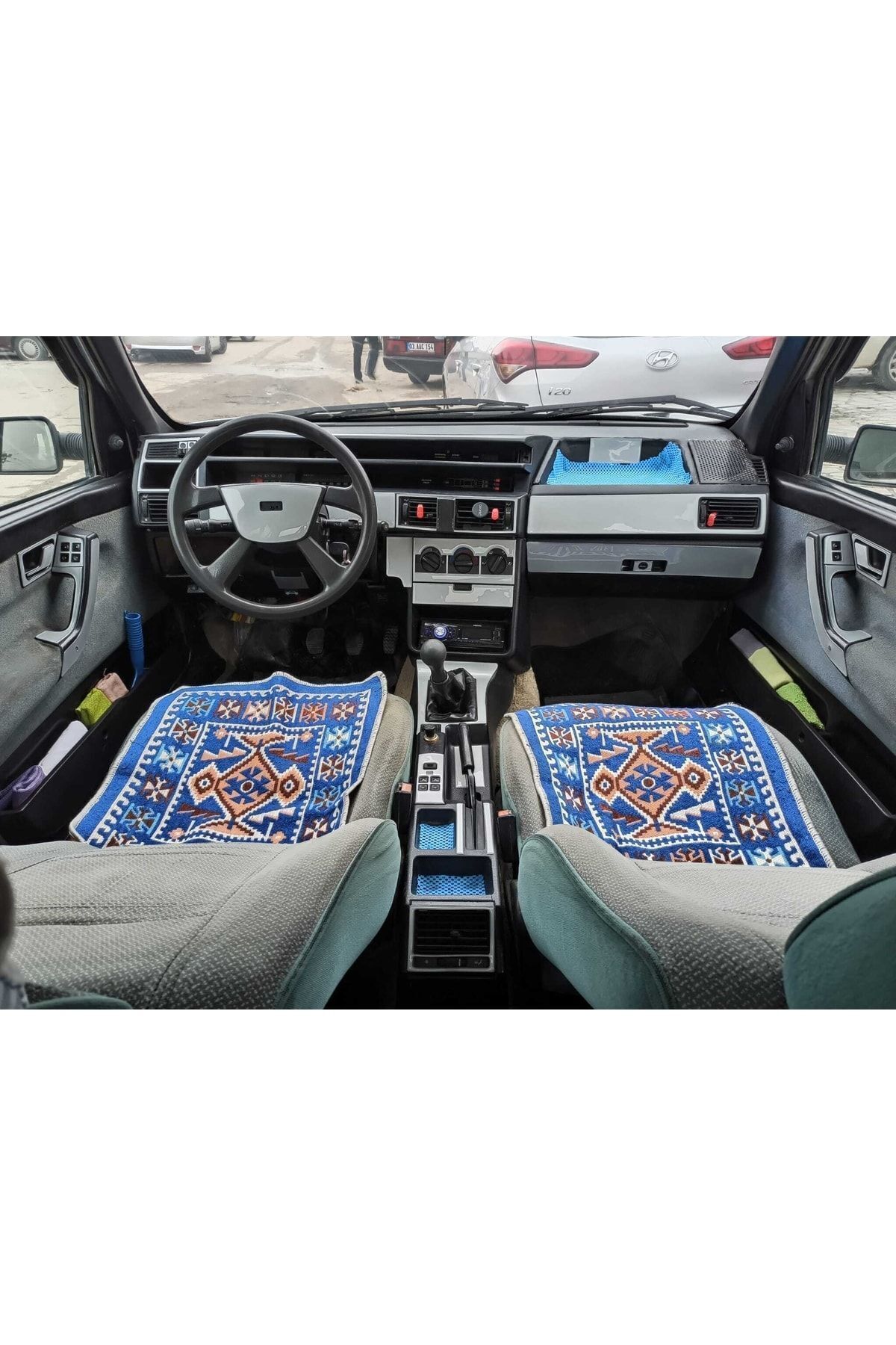 

Fiat Tempra, Tipo Dashboard, Console, Trim, Dashboard Cover Set Silver Gray Color