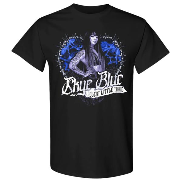 Skye Blue  Violent Little Thing AEW Official TShirt Unisex T-Shirt L