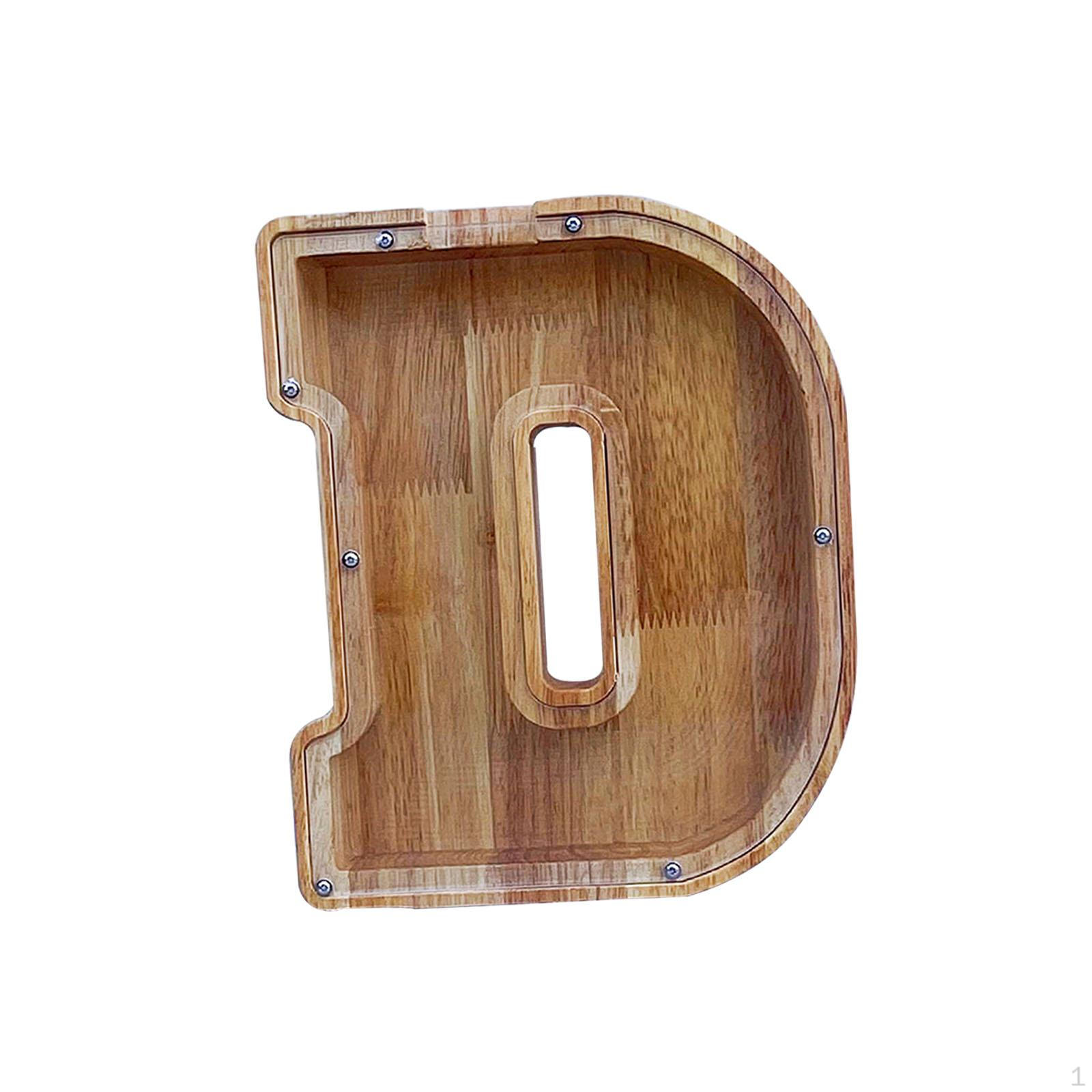 

Копилка-письмо, деревянные детские деньги Letter D