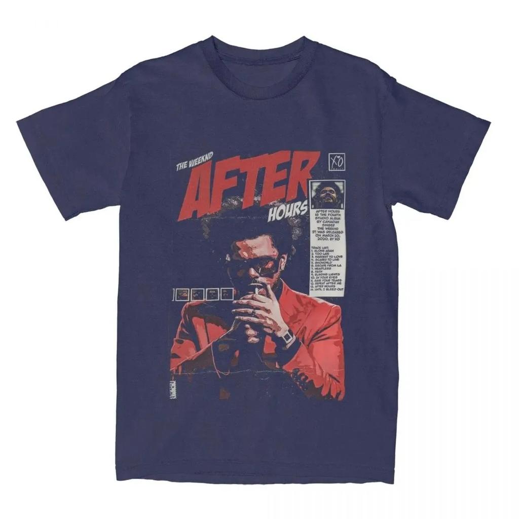 Hot Amazing THE WEEKND Music Abel Tesfaye Poster Graphic Print T-Shirt Men Women Cotton Streetwear Hip Hop Harajuku Fashion Loose Casual Oversized Top