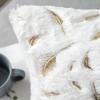 1Pc Plush Thick Leaf Pattern Soft Cushion Covers Sofa Couch Pillow Pillowcase 43x43CM